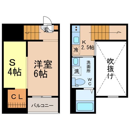 Jeunesse新守山の物件間取画像